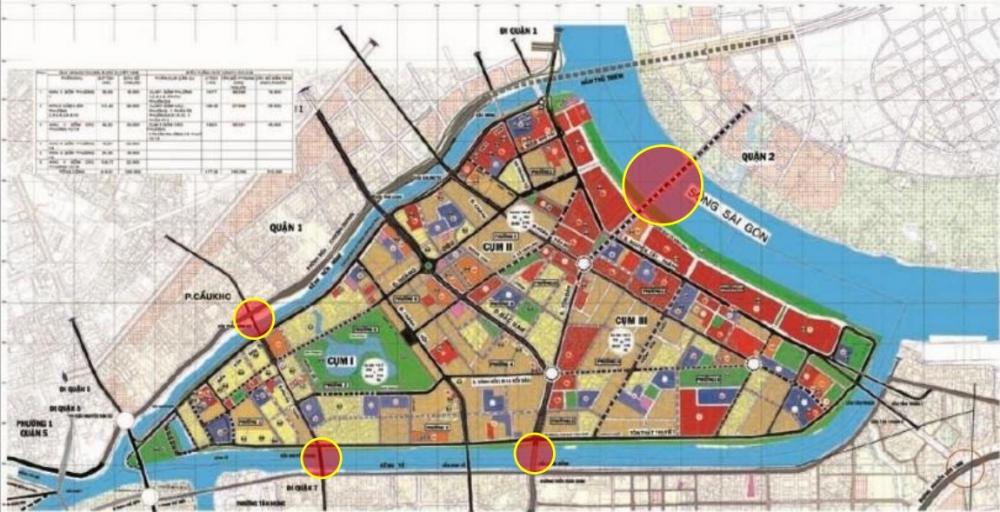 bản đồ quy hoạch quận 7 đến năm 2020
